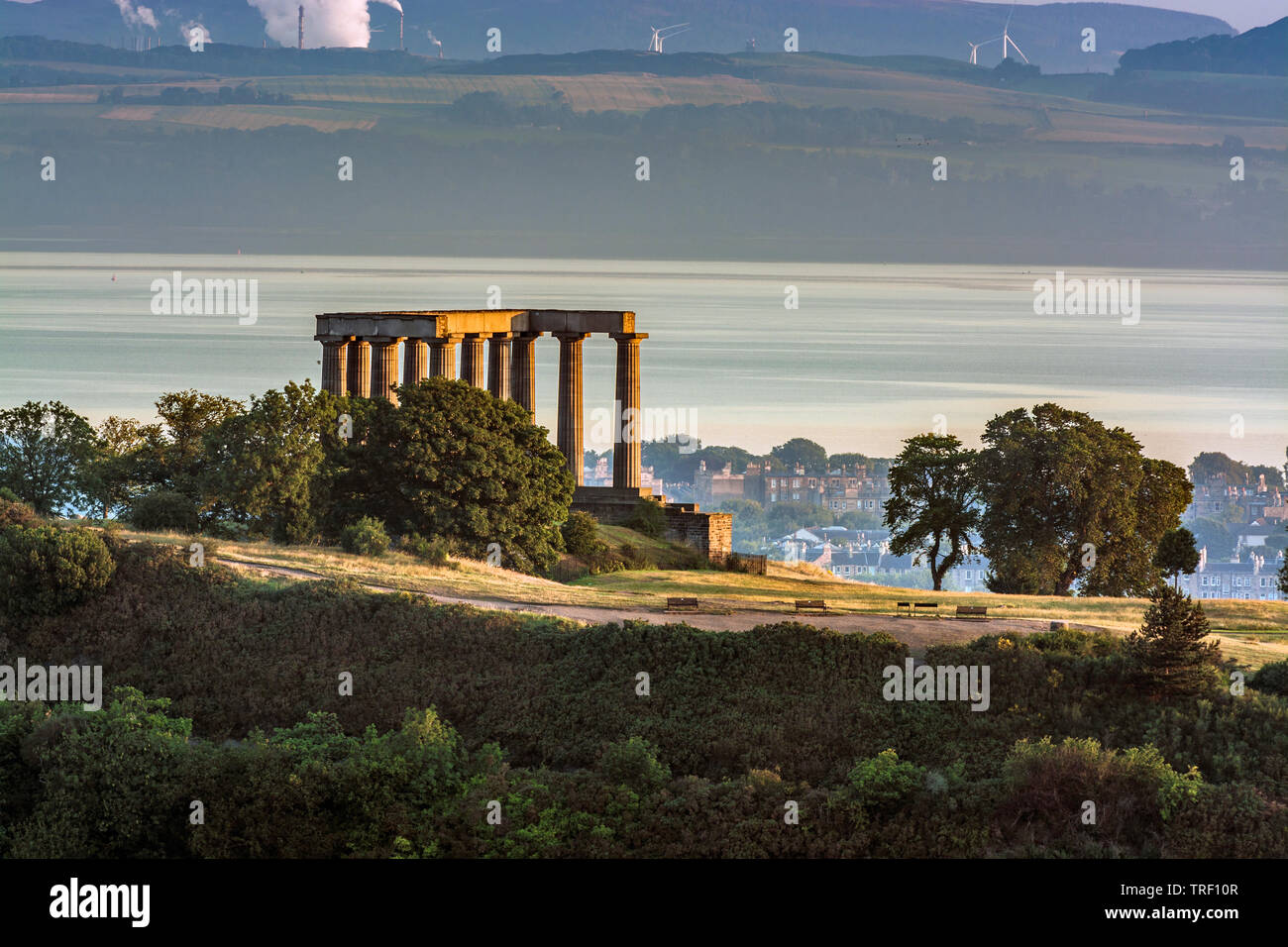 National Monument von Schottland, Calton Hill Stockfoto