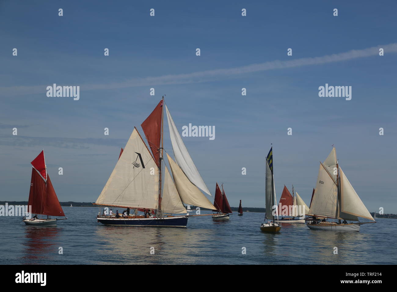 Gaffelrigg Regatta 2 Stockfoto