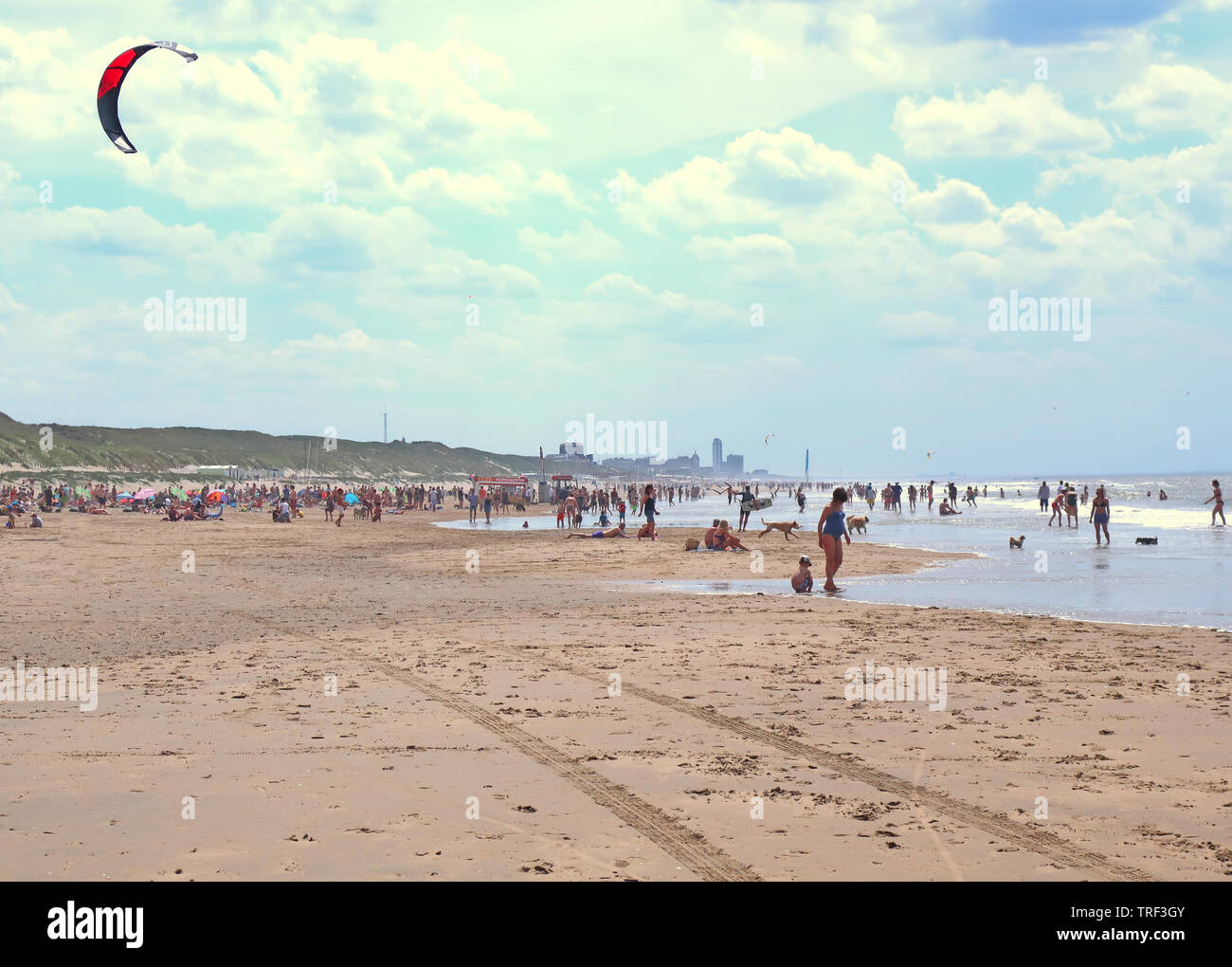 Zandvoort an einem heißen sonnigen Tag 06-02-2019 Stockfoto