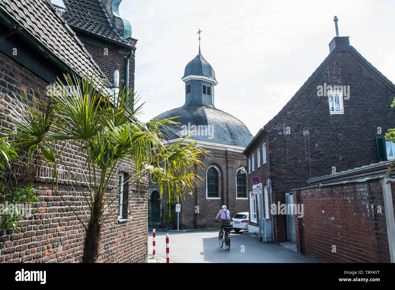 Düsseldorf Hamm, Nachbarschaft mit langer Tradition. 625 Jahre alt. Stockfoto