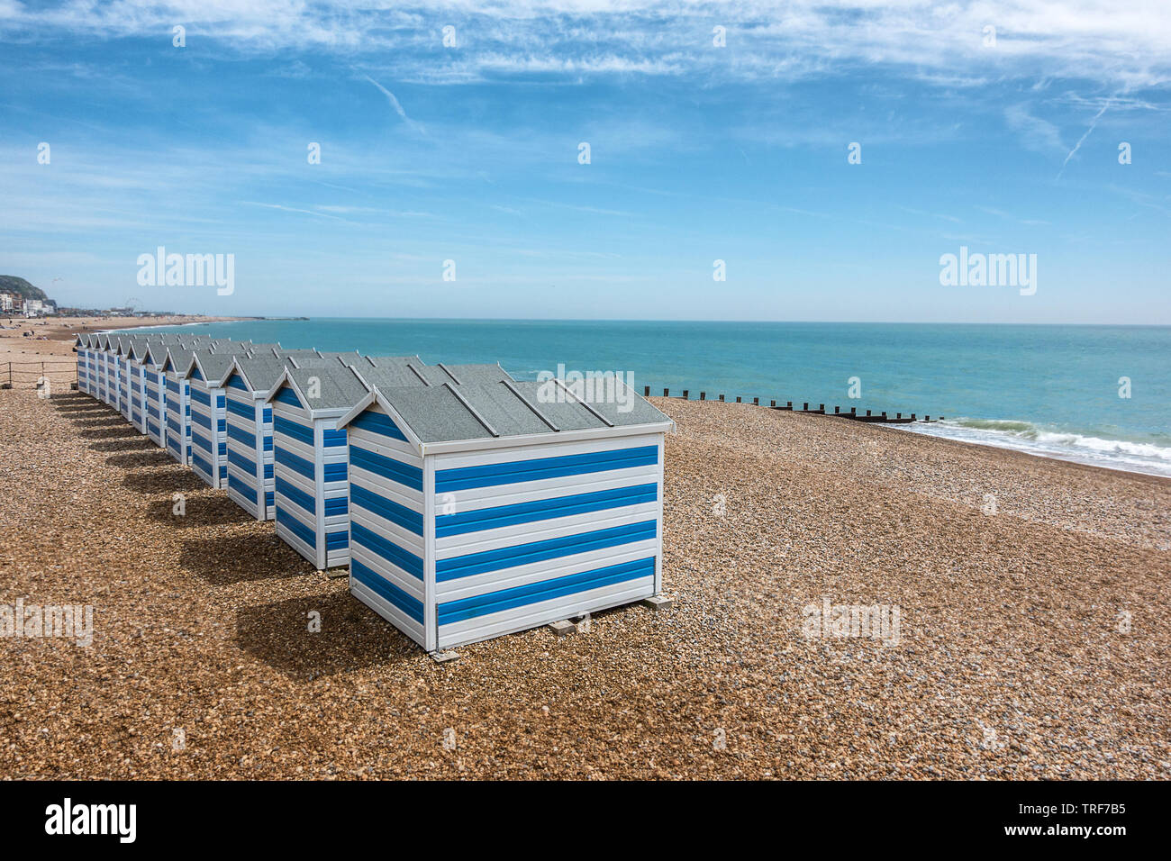Hastings Beach in Sussex England Stockfoto