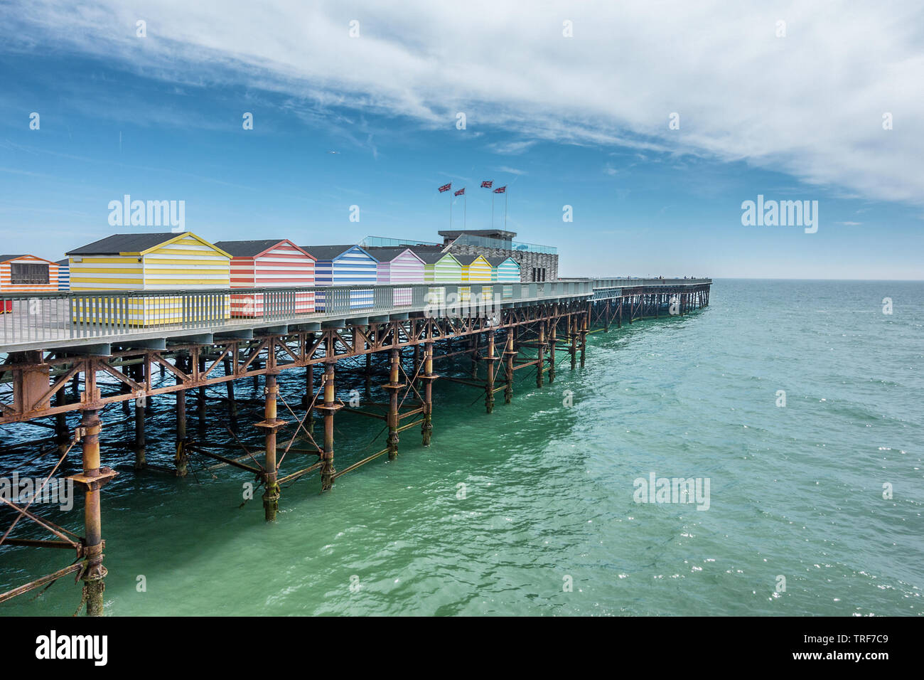 Hastings Pier in East Sussex Stockfoto