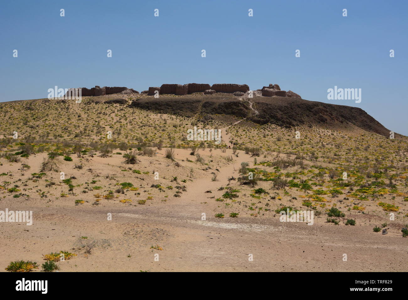 Ayaz-Kala, Festung im alten Choresm. Karalpaqstan. Usbekistan Stockfoto