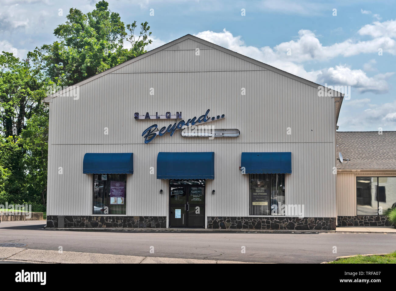 Salon Jenseits, Feasterville, PA, USA Stockfoto