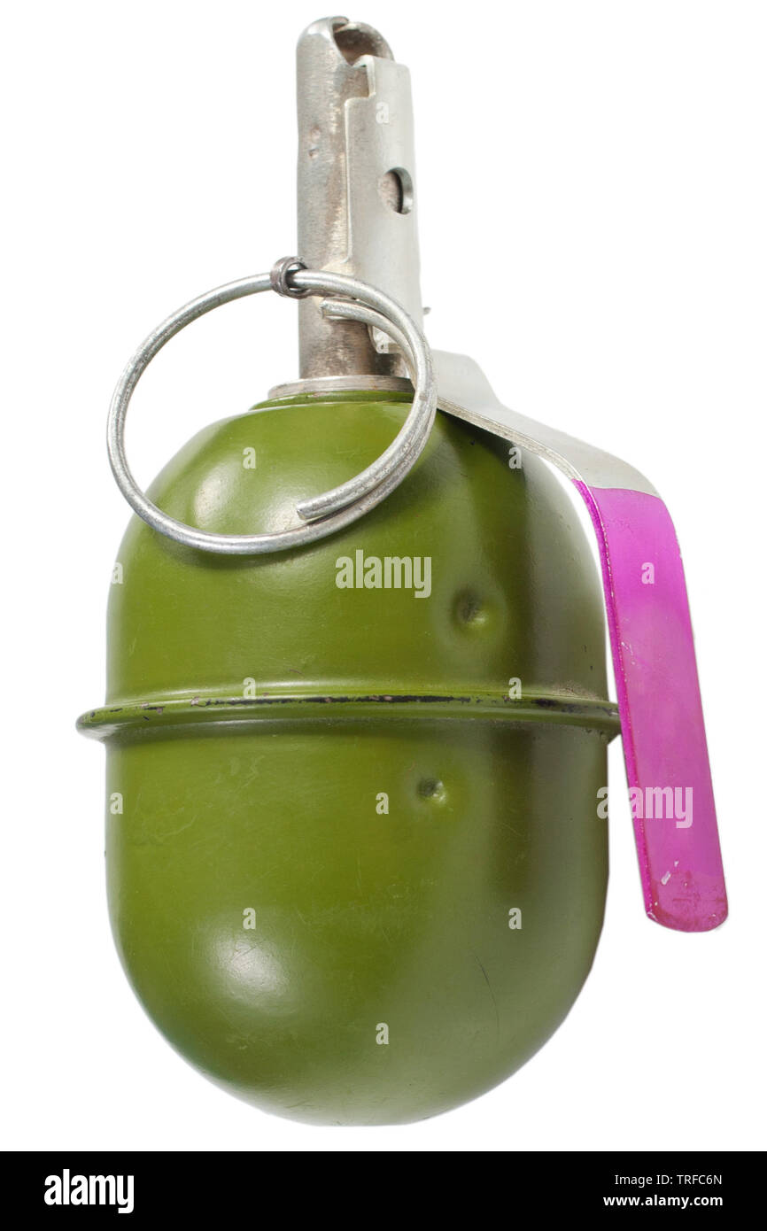 Der RGD-5 (Ruchnaya Granata Distantsionnaya, Englisch "Handgranate Remote"), ist ein nach dem Zweiten Weltkrieg Sowjetische anti-personen Splittergranate, Desig Stockfoto