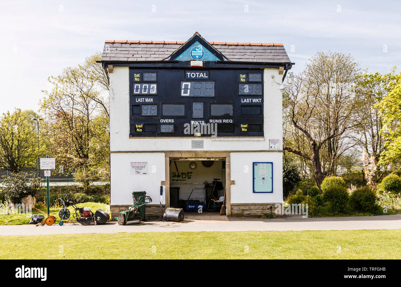 Roberts Park, Saltaire, Bradford, West Yorkshire Stockfoto