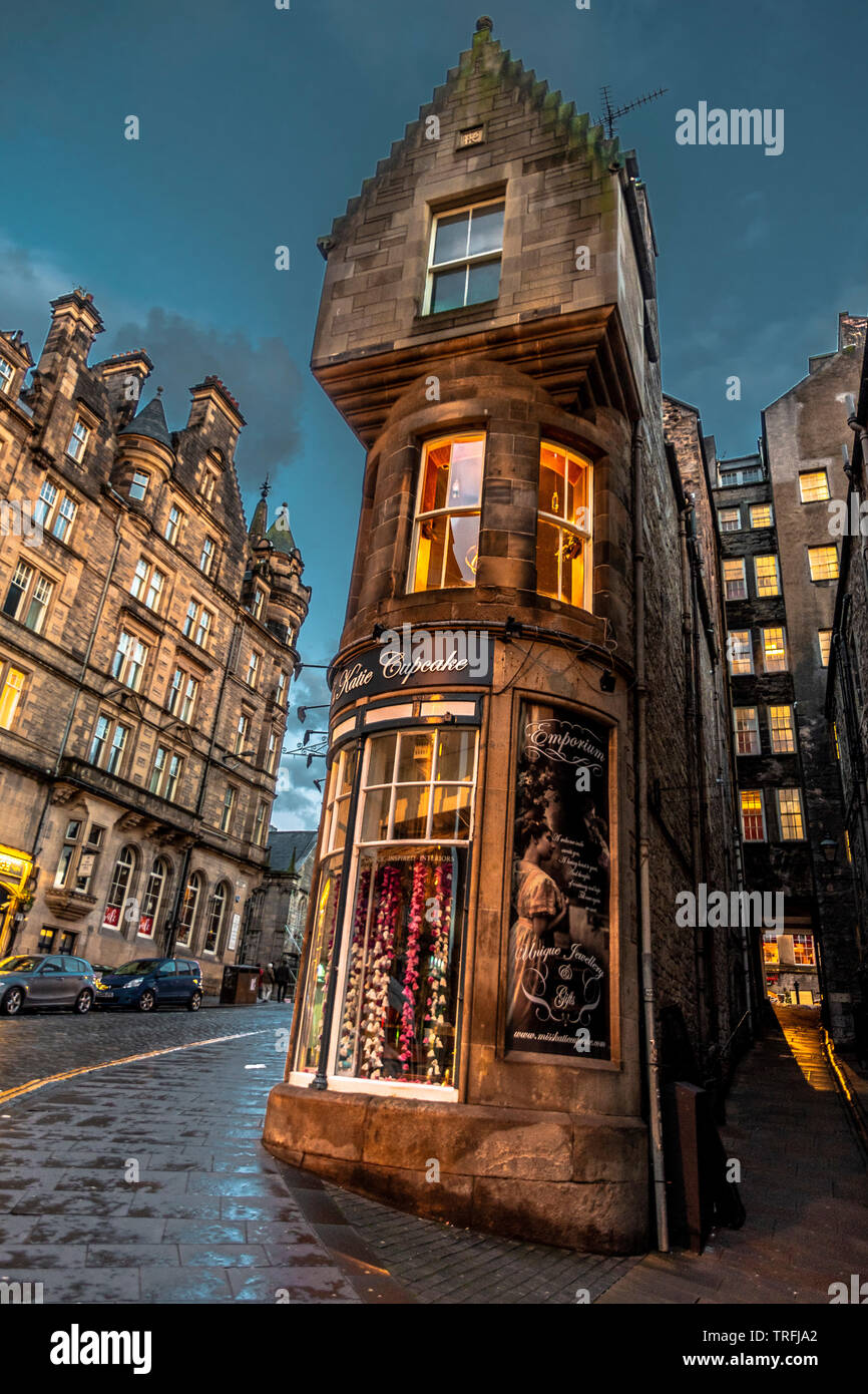Katy Cupcake shop, Cockburn St, Altstadt, Edinburgh Stockfoto