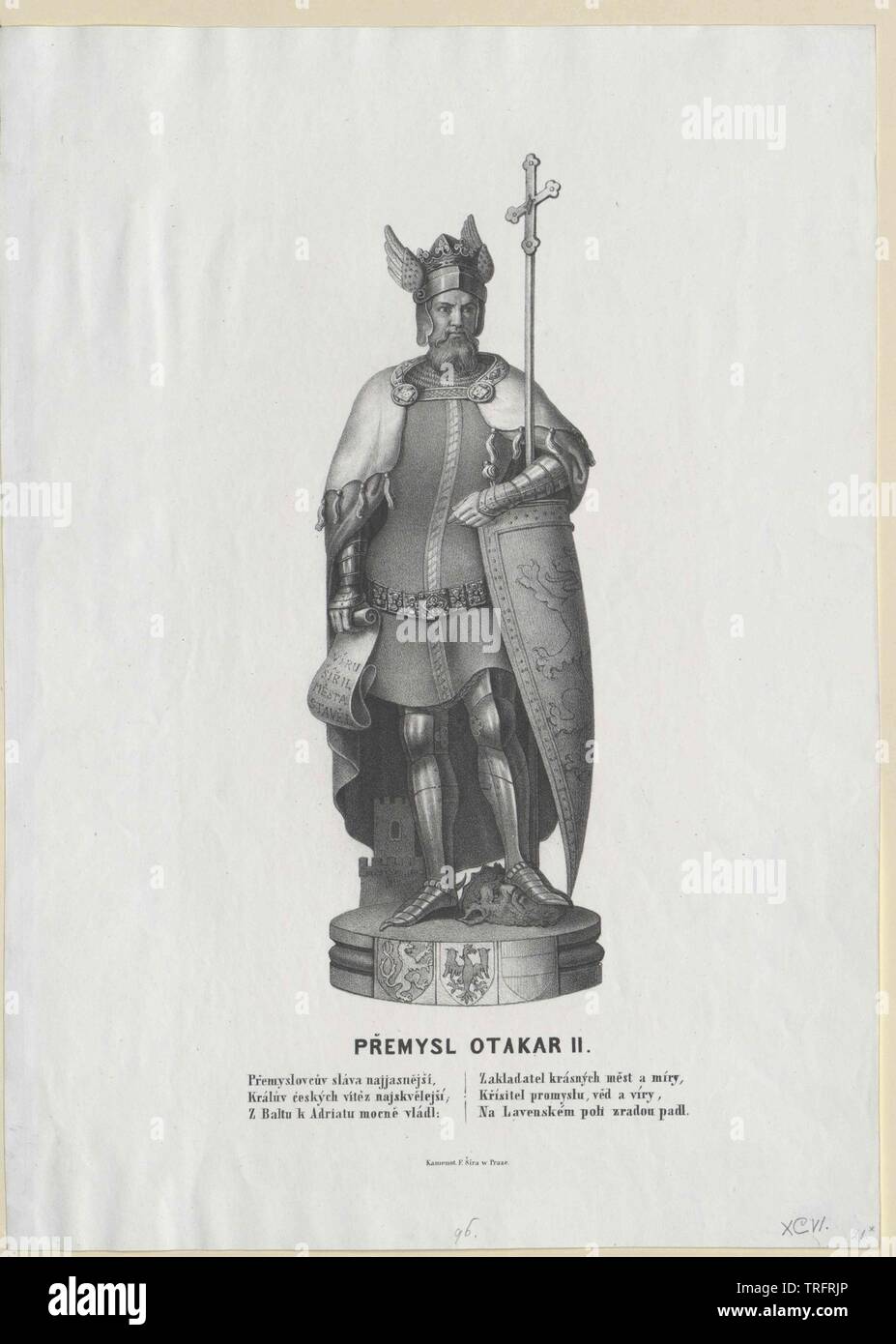 Przemysl Ottokar II., König von Böhmen, Additional-Rights - Clearance-Info - Not-Available Stockfoto