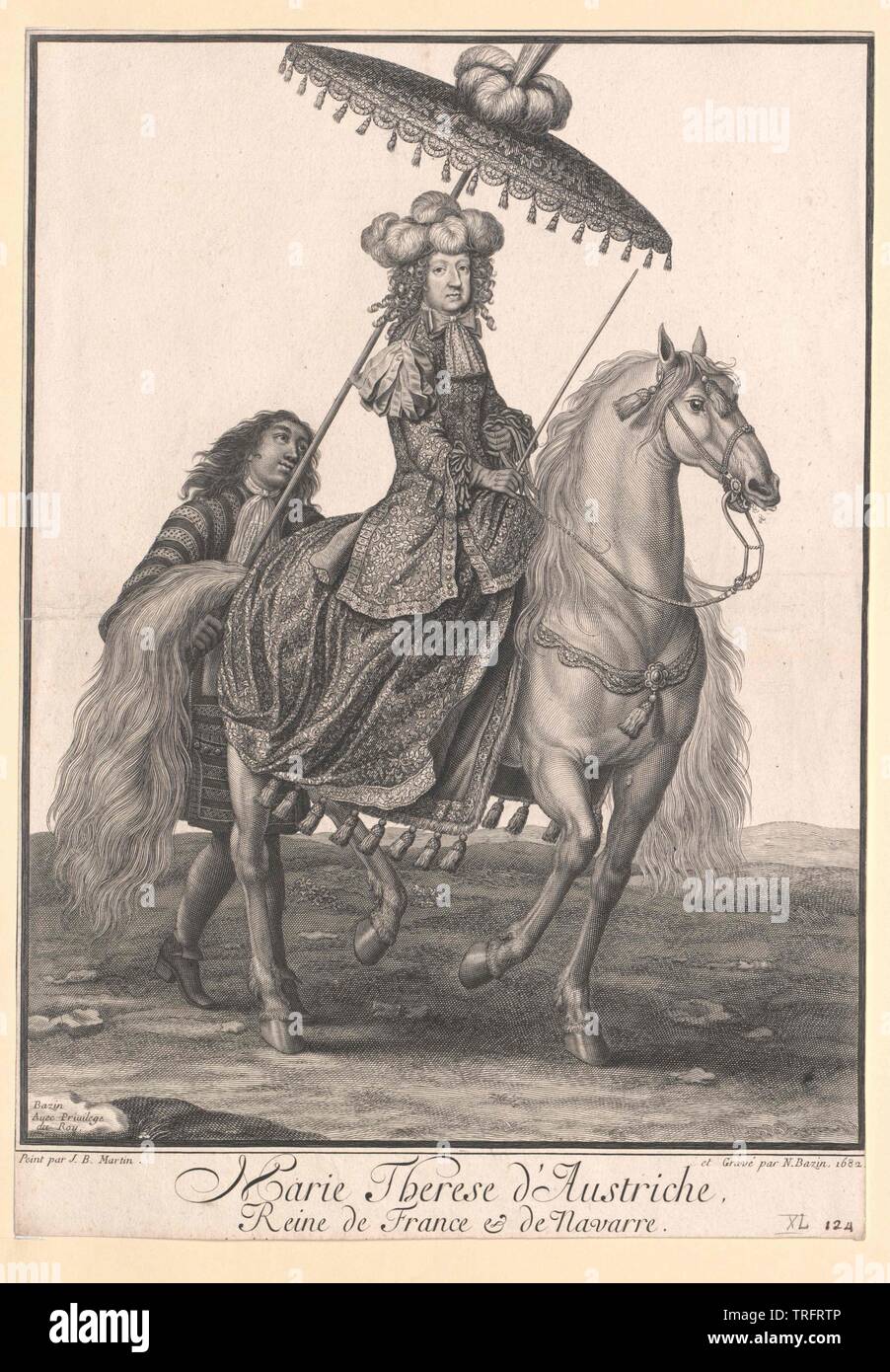 Maria Theresia, Infantin von Spanien, Additional-Rights - Clearance-Info - Not-Available Stockfoto