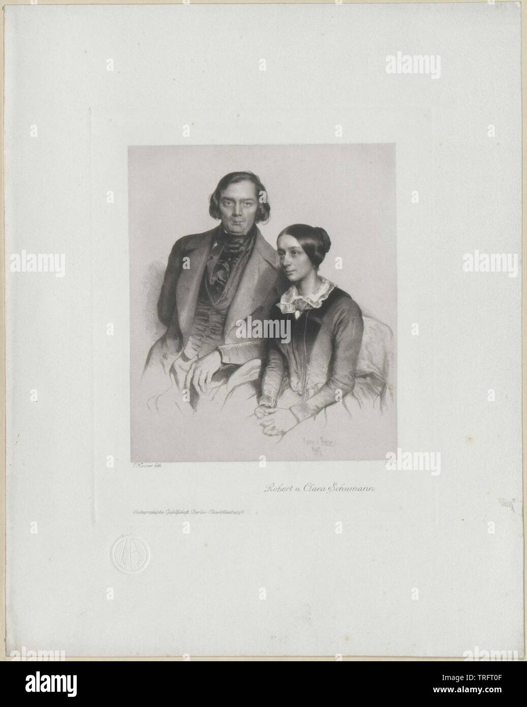 Schumann, Robert, Additional-Rights - Clearance-Info - Not-Available Stockfoto