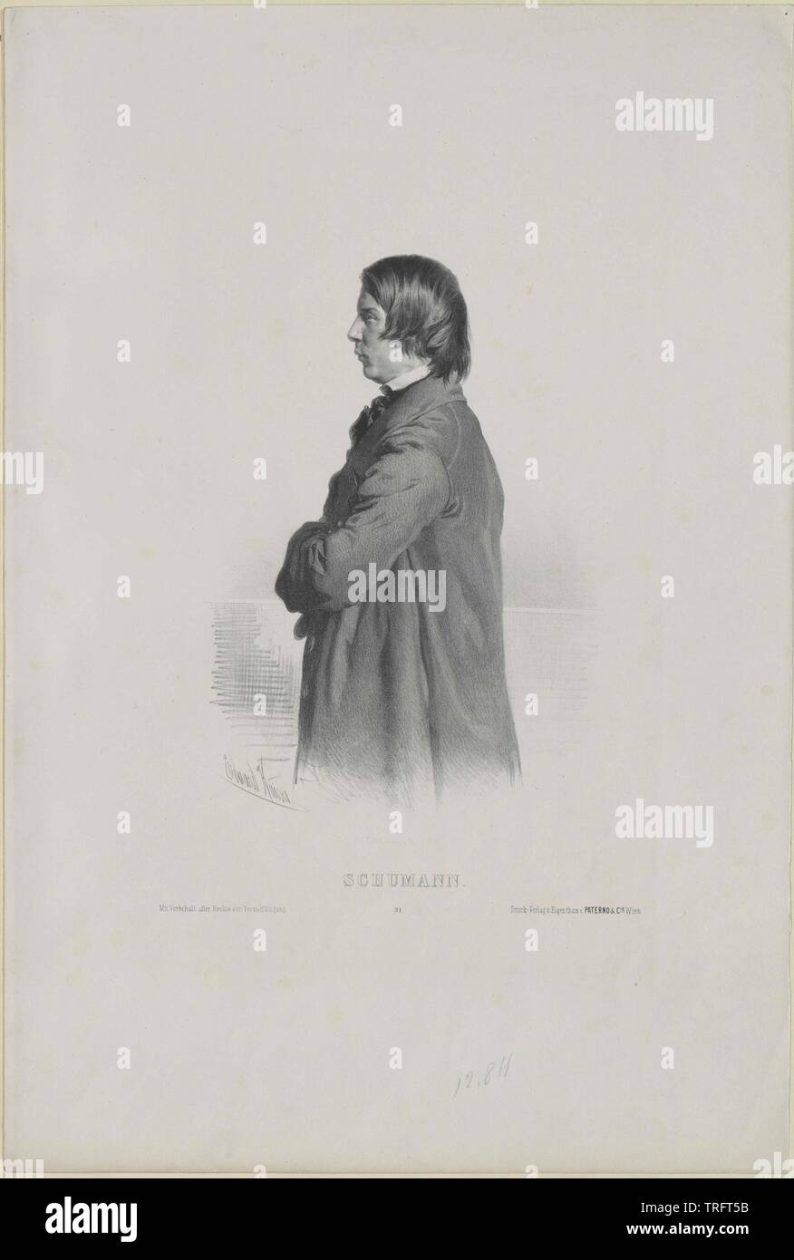 Schumann, Robert, Additional-Rights - Clearance-Info - Not-Available Stockfoto