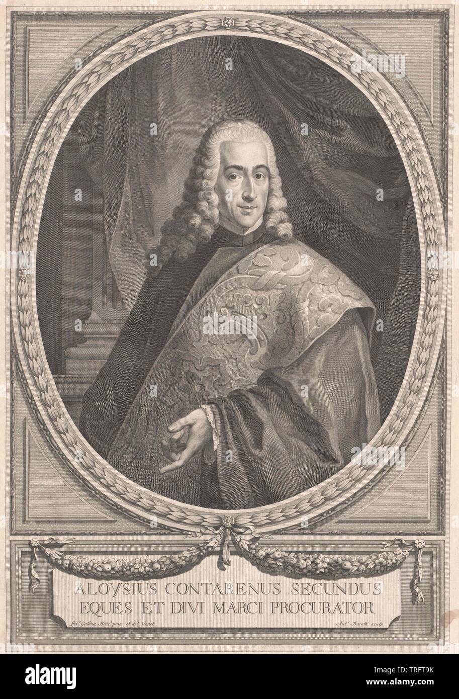 Contarini, Aloysius, lebte 2. H. aus dem 17. Jahrhundert, Additional-Rights - Clearance-Info - Not-Available Stockfoto