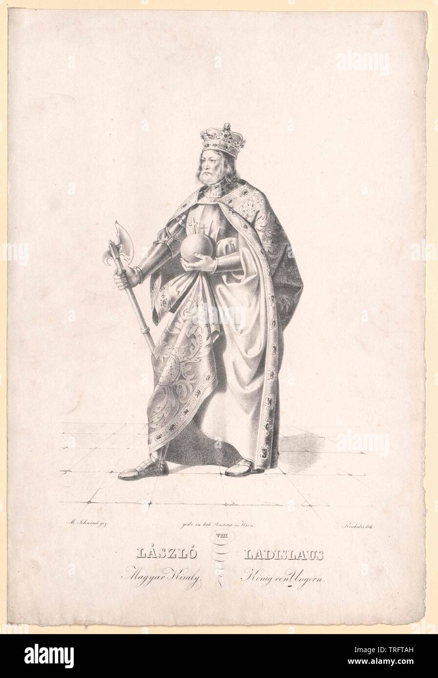 Ladislaus I., König von Ungarn saint, Additional-Rights - Clearance-Info - Not-Available Stockfoto