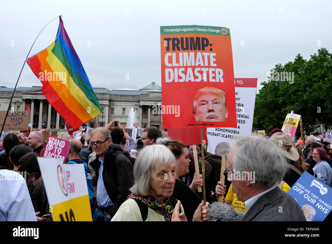 Ant-Trump Protest in London Stockfoto