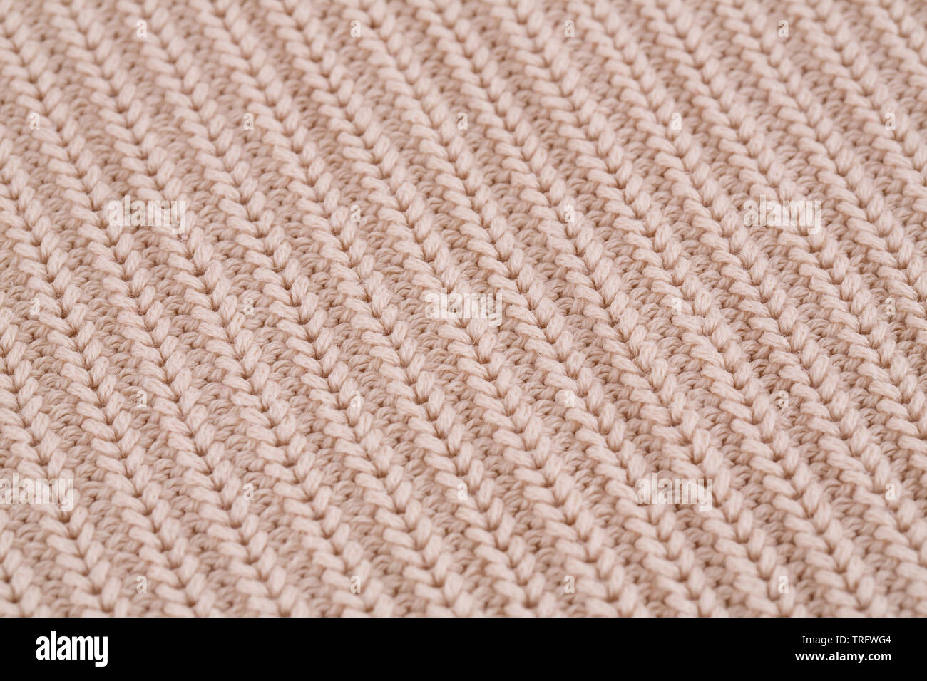 Gestrickte Tuch Closeup Hintergrundbild. Stockfoto