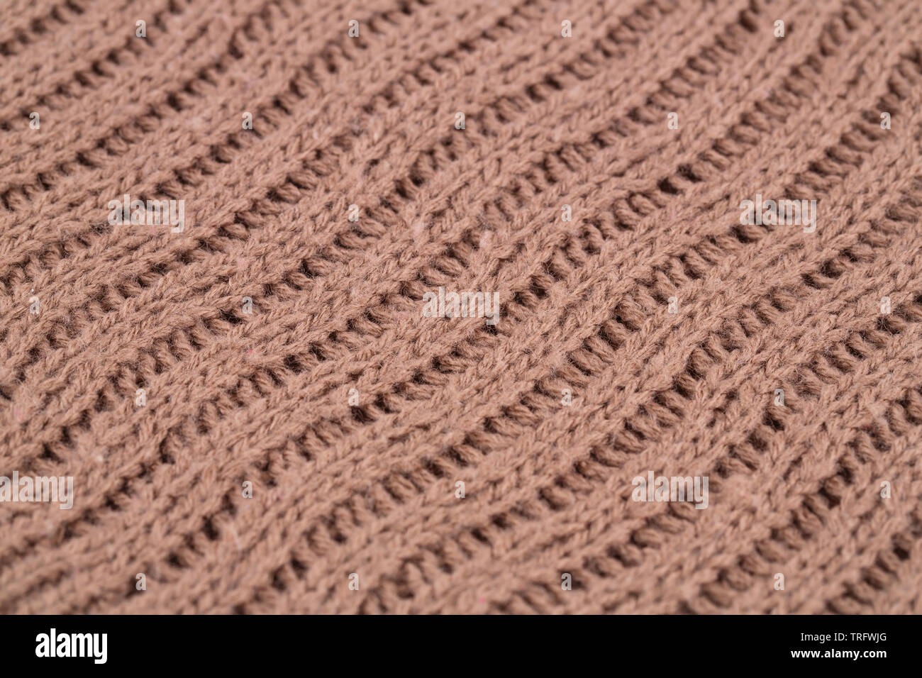 Gestrickte Tuch Closeup Hintergrundbild. Stockfoto