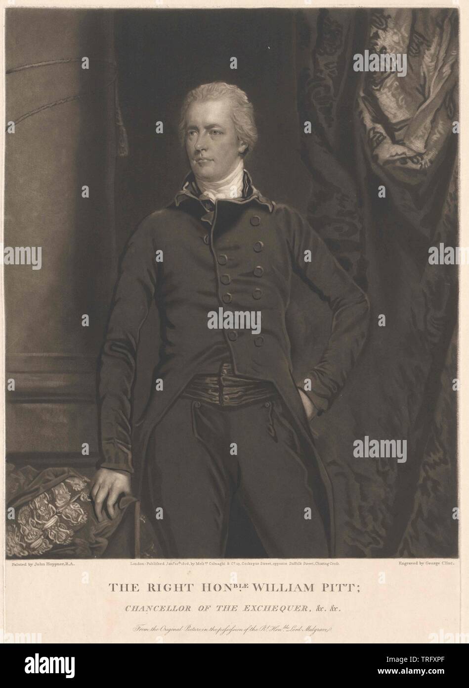 Pitt, William Earl of Chatham, Additional-Rights - Clearance-Info - Not-Available Stockfoto