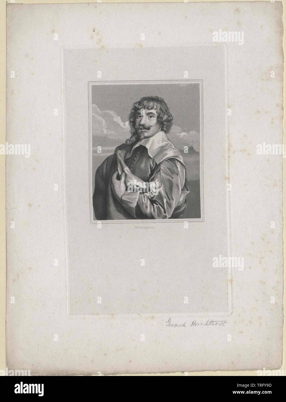 , Gerrit van Honthorst, Additional-Rights - Clearance-Info - Not-Available Stockfoto