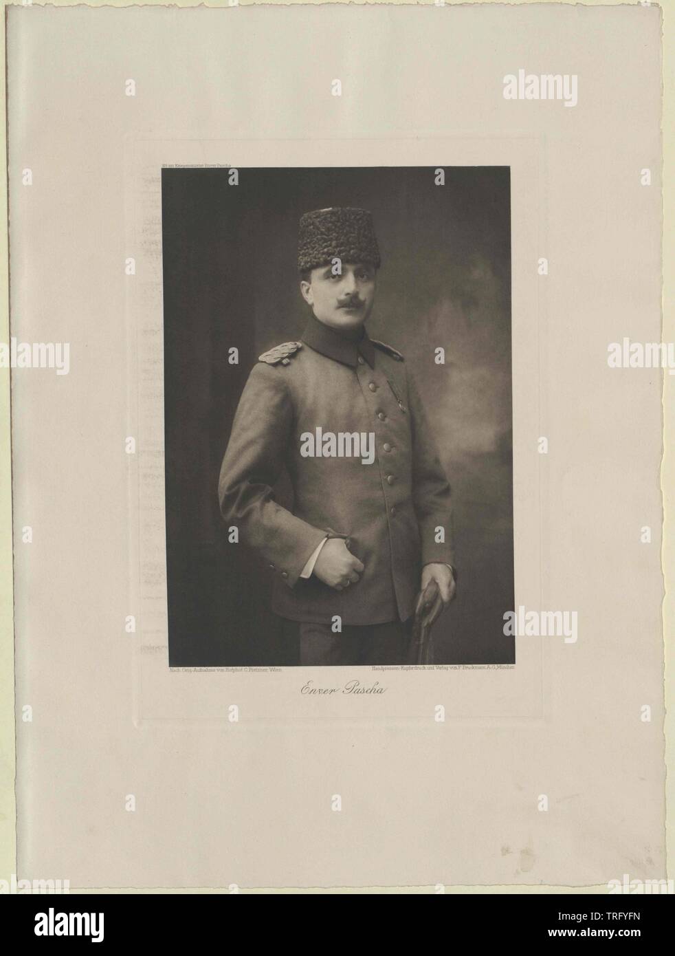 Enver, bashaw, Additional-Rights - Clearance-Info - Not-Available Stockfoto