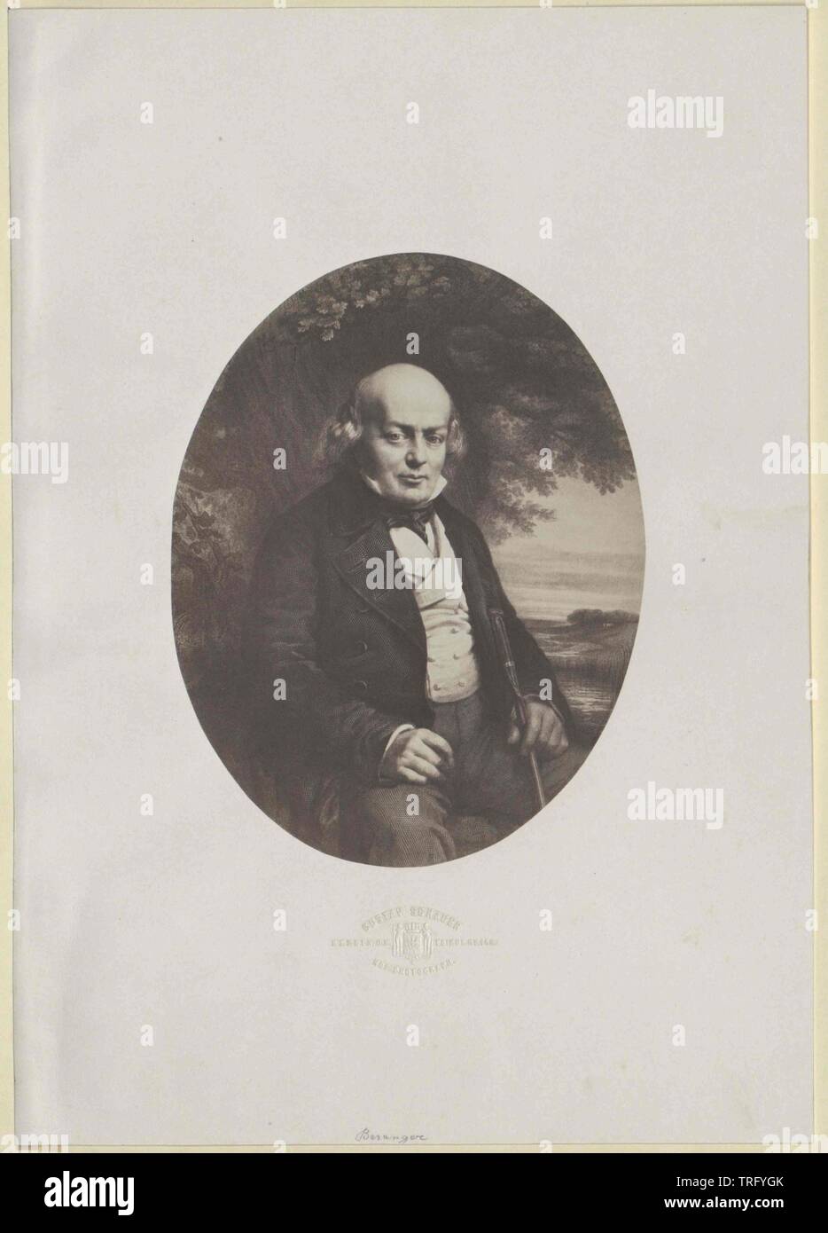 Béranger, Jean Pierre de, Additional-Rights - Clearance-Info - Not-Available Stockfoto