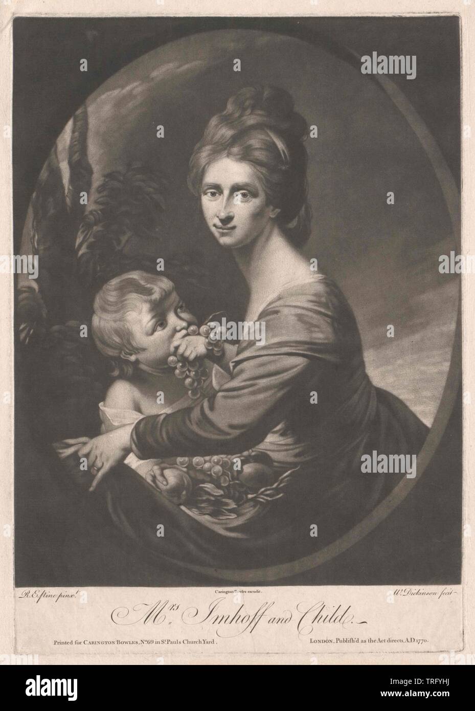 Imhoff, Anna Maria Appolonia, Additional-Rights - Clearance-Info - Not-Available Stockfoto