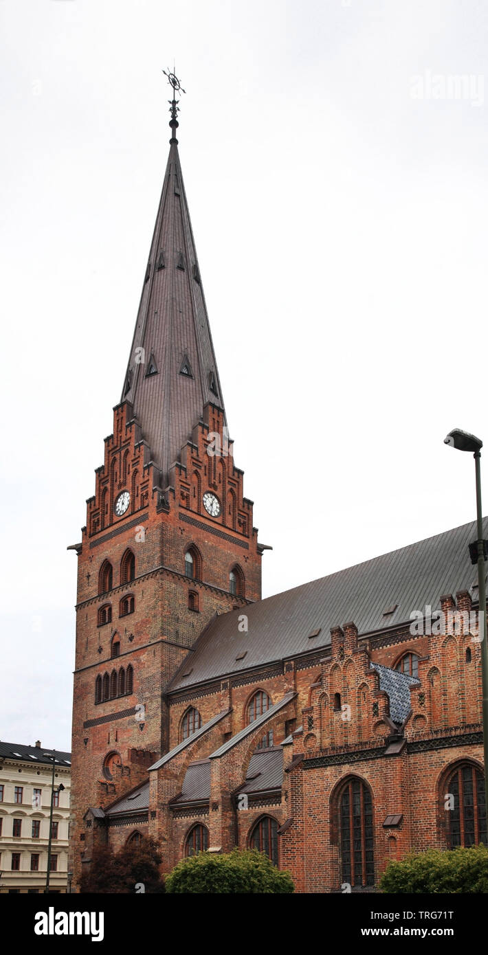 Kirche St. Peter in Malmö. Schweden Stockfoto