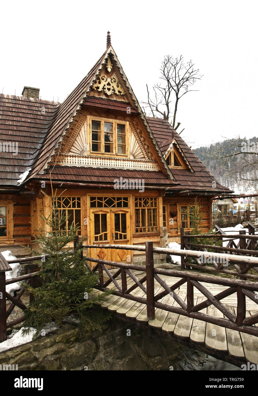 Gorol Haus in Szczyrk. Polen Stockfoto
