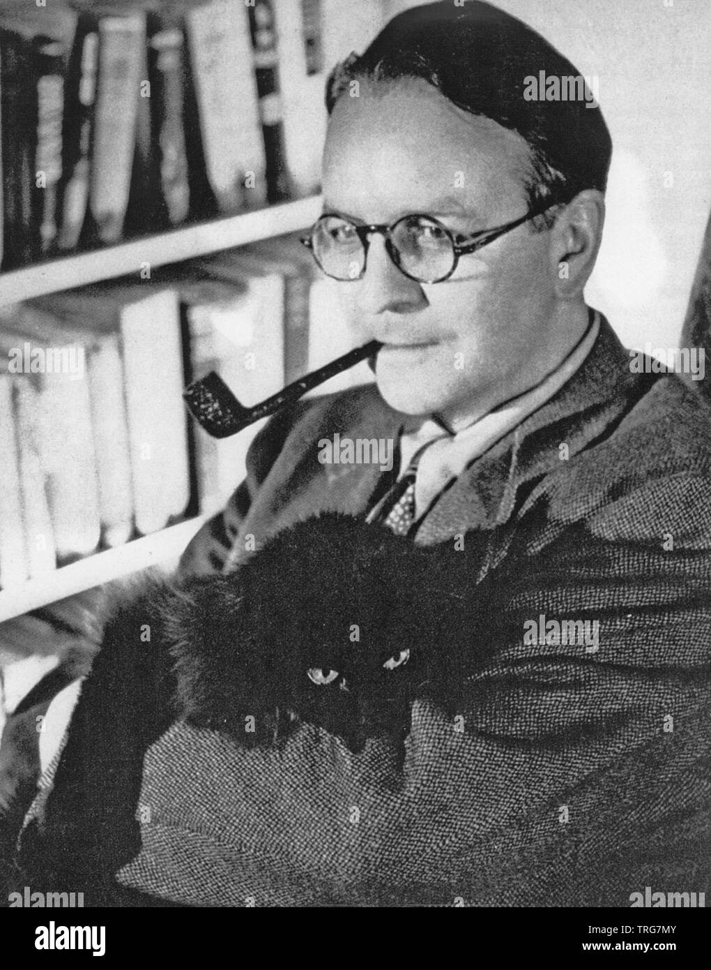 RAYMOND Chandler (1888-1959), Anglo-amerikanische Schriftsteller und Drehbuchautor Stockfoto
