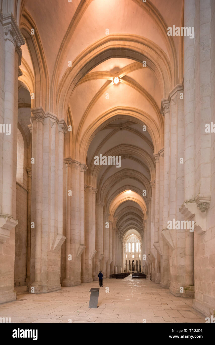 Mosteiro de Alcobaça, Leiria, Portugal Stockfoto