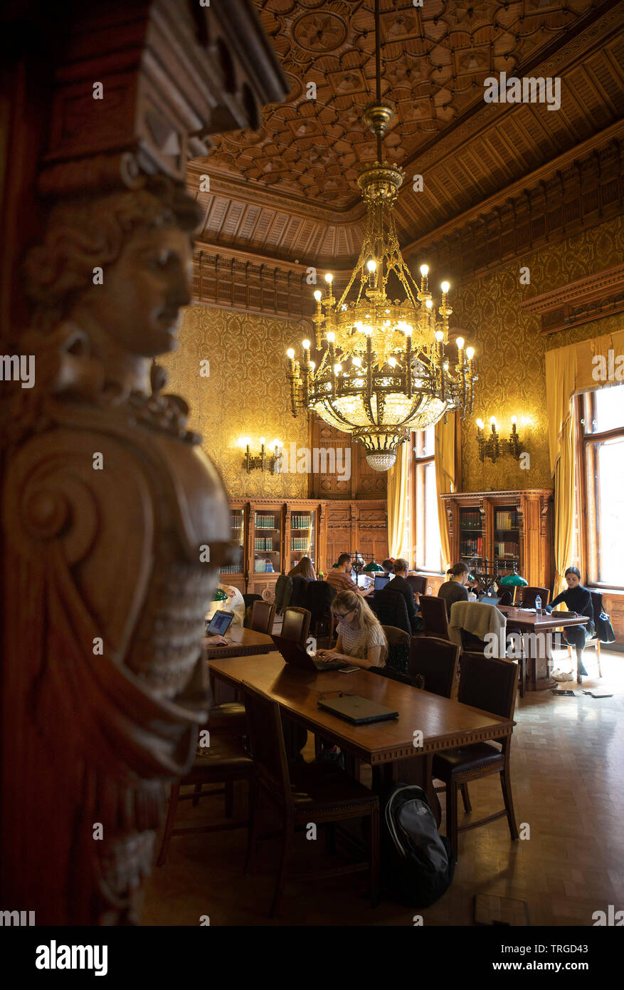 Metropolitan Ervin Szabó Bibliothek, Budapest Stockfoto