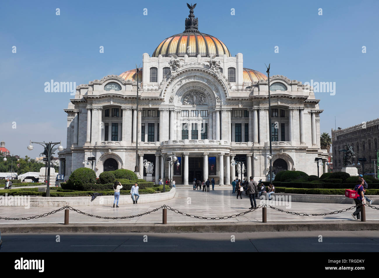 Palacio de Bellas Artes-Mexiko-Stadt Stockfoto