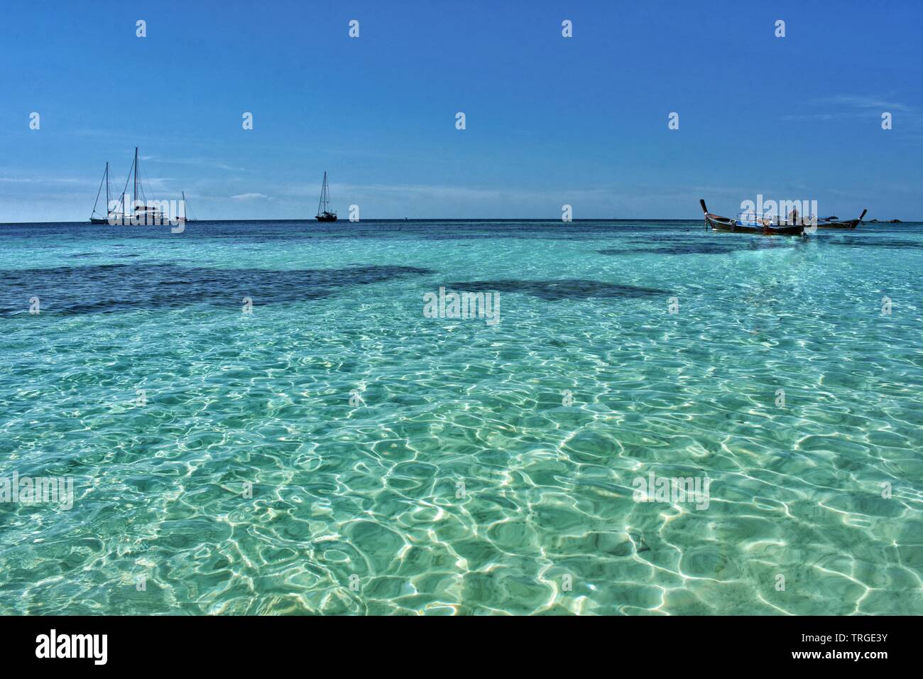 Ocean View in Pattaya Beach, Koh Lipe, Thailand Stockfoto