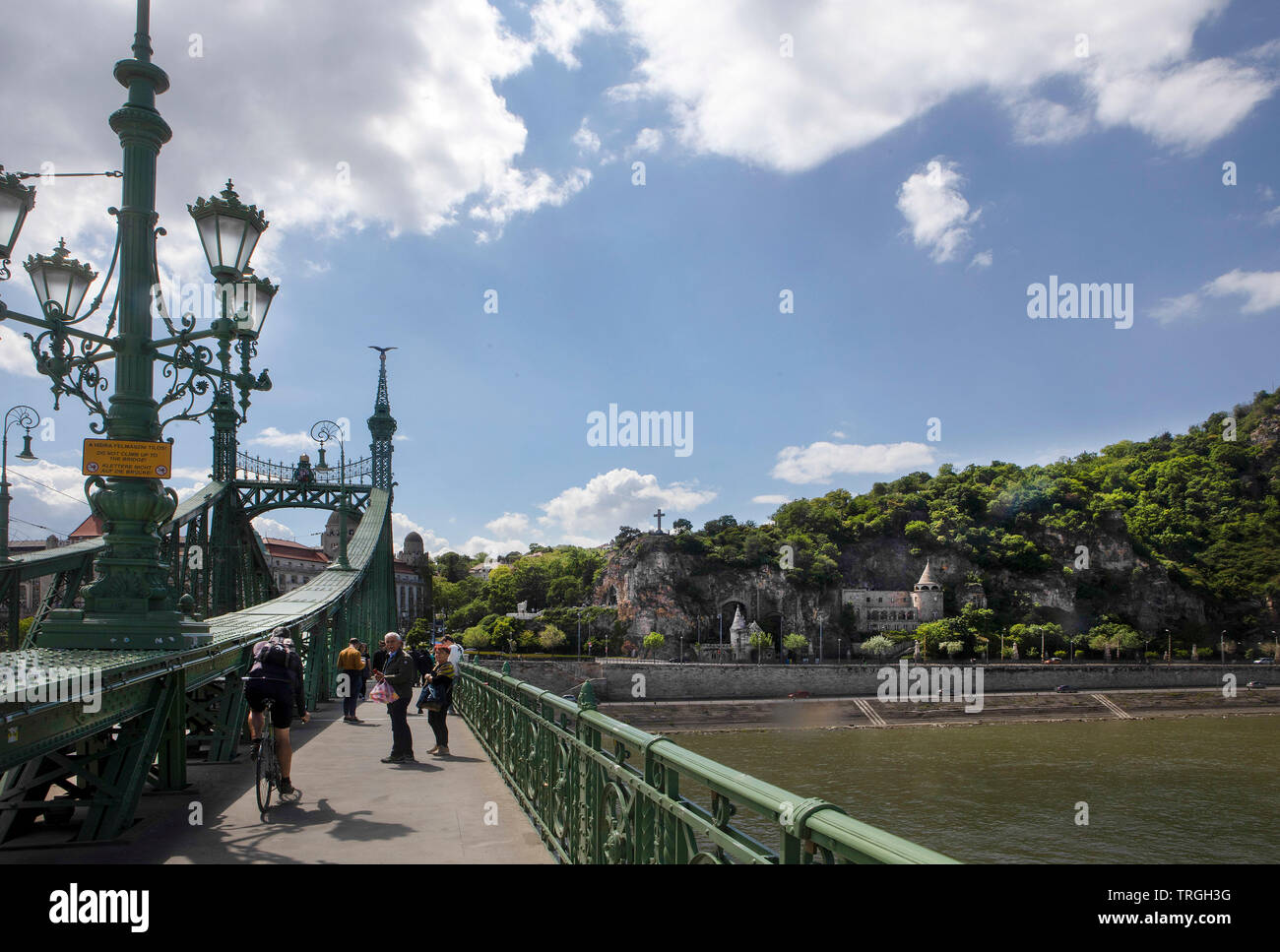 Budapest, Ungarn: szabadság Bridge Stockfoto