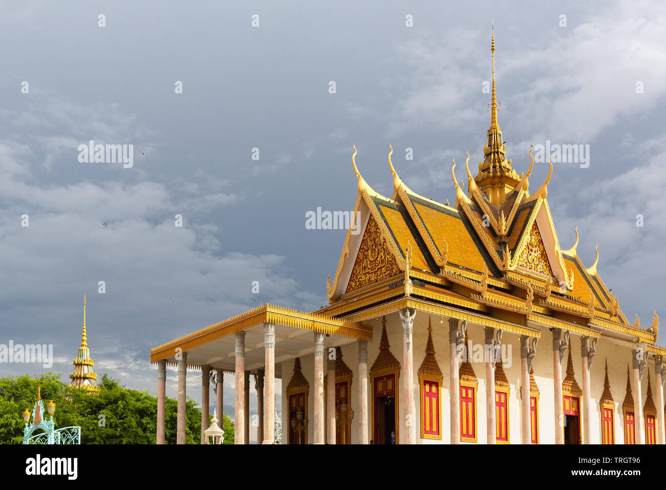 Silber-Pagode, Königspalast, Phnom Penh, Kambodscha, Indochina, Südostasien, Asien Stockfoto
