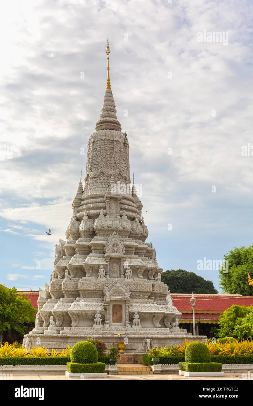 Stupa von König Norodom, Royal Palace, Phnom Penh, Kambodscha, Indochina, Südostasien, Asien Stockfoto