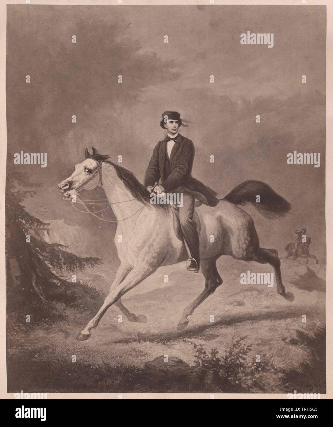 Ludwig II., König von Bayern, Additional-Rights - Clearance-Info - Not-Available Stockfoto