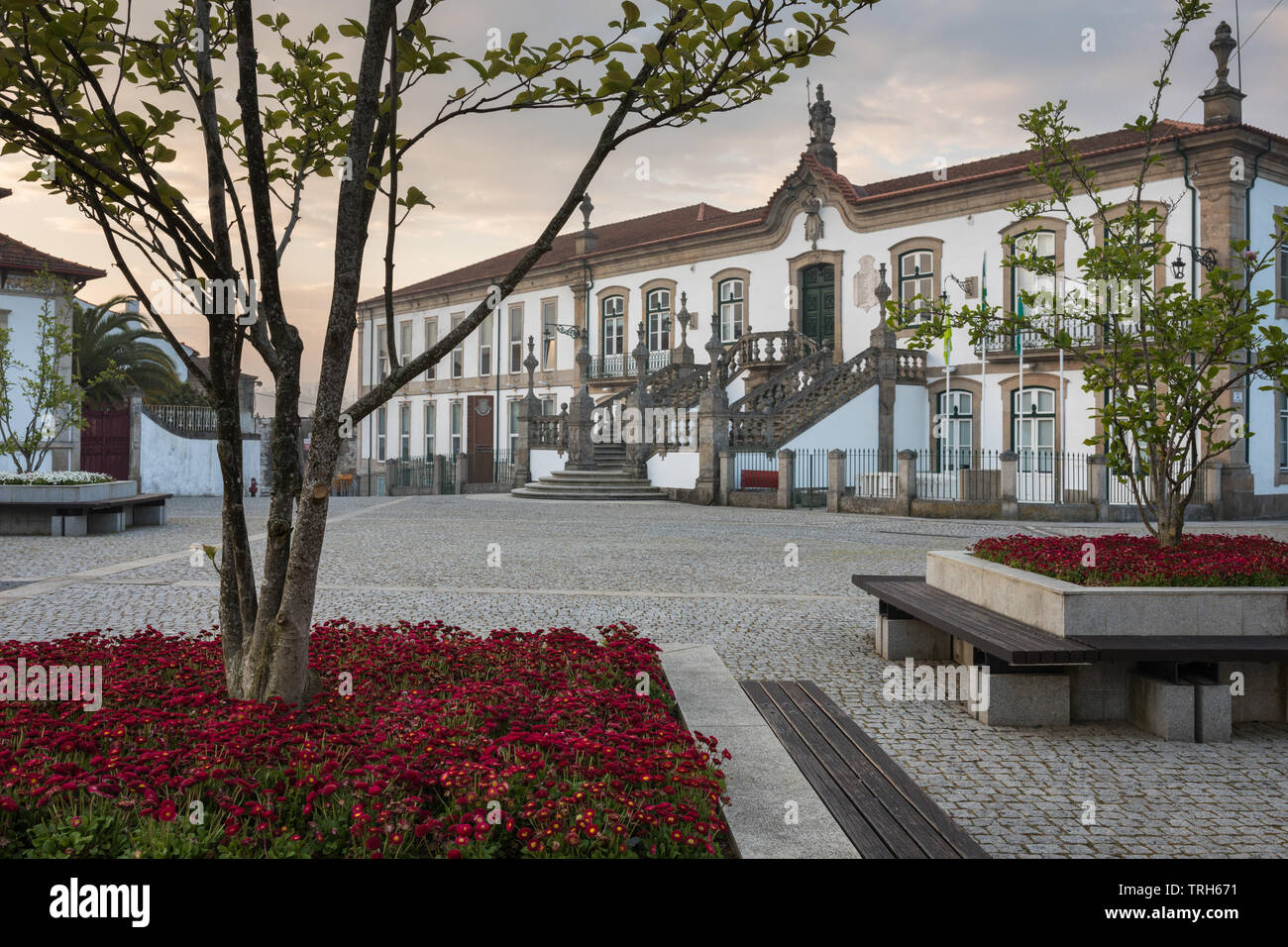 Rathaus, Vila Real, Portugal Stockfoto
