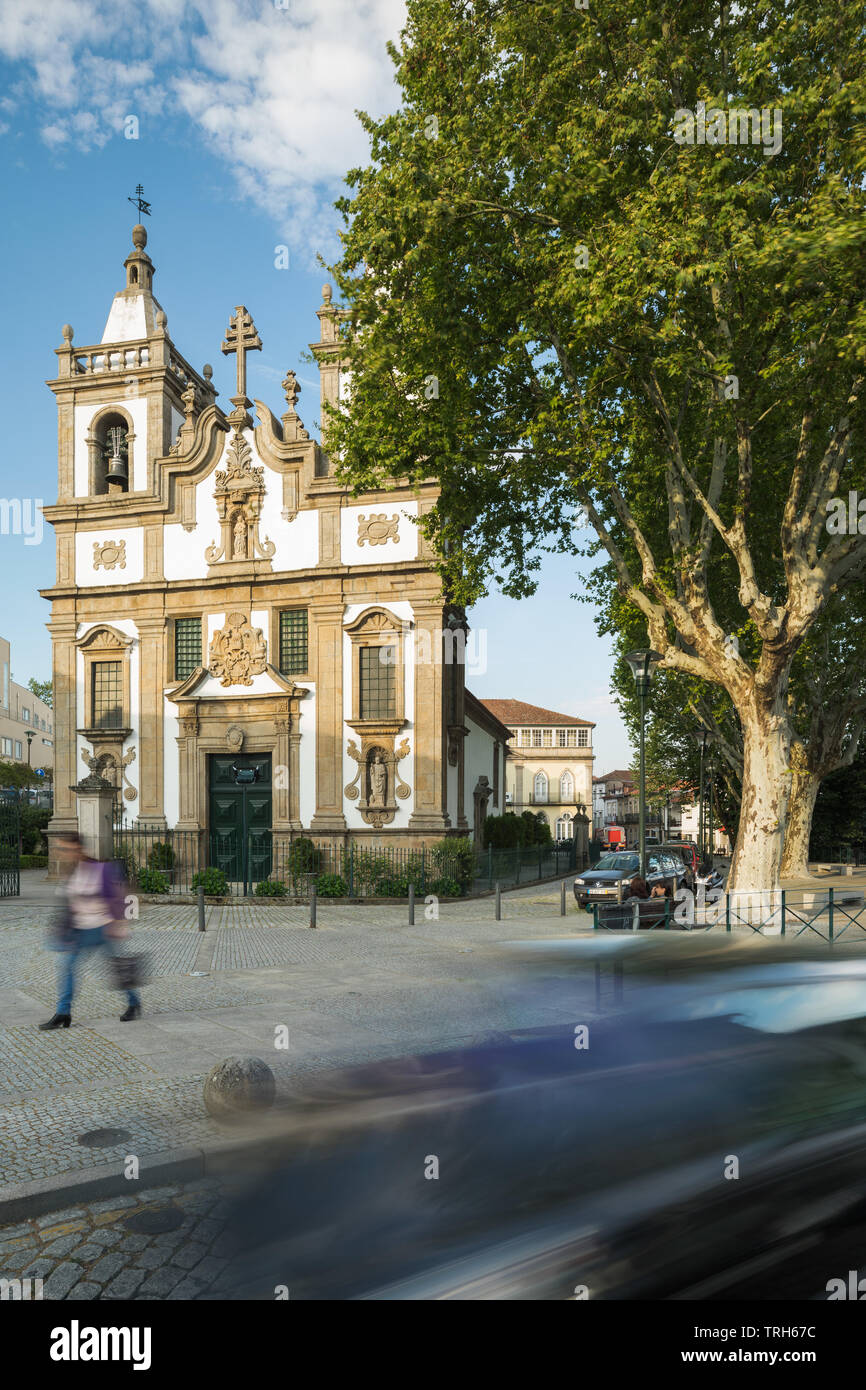 Igreja de Sao Pedro, Vila Real, Portugal Stockfoto
