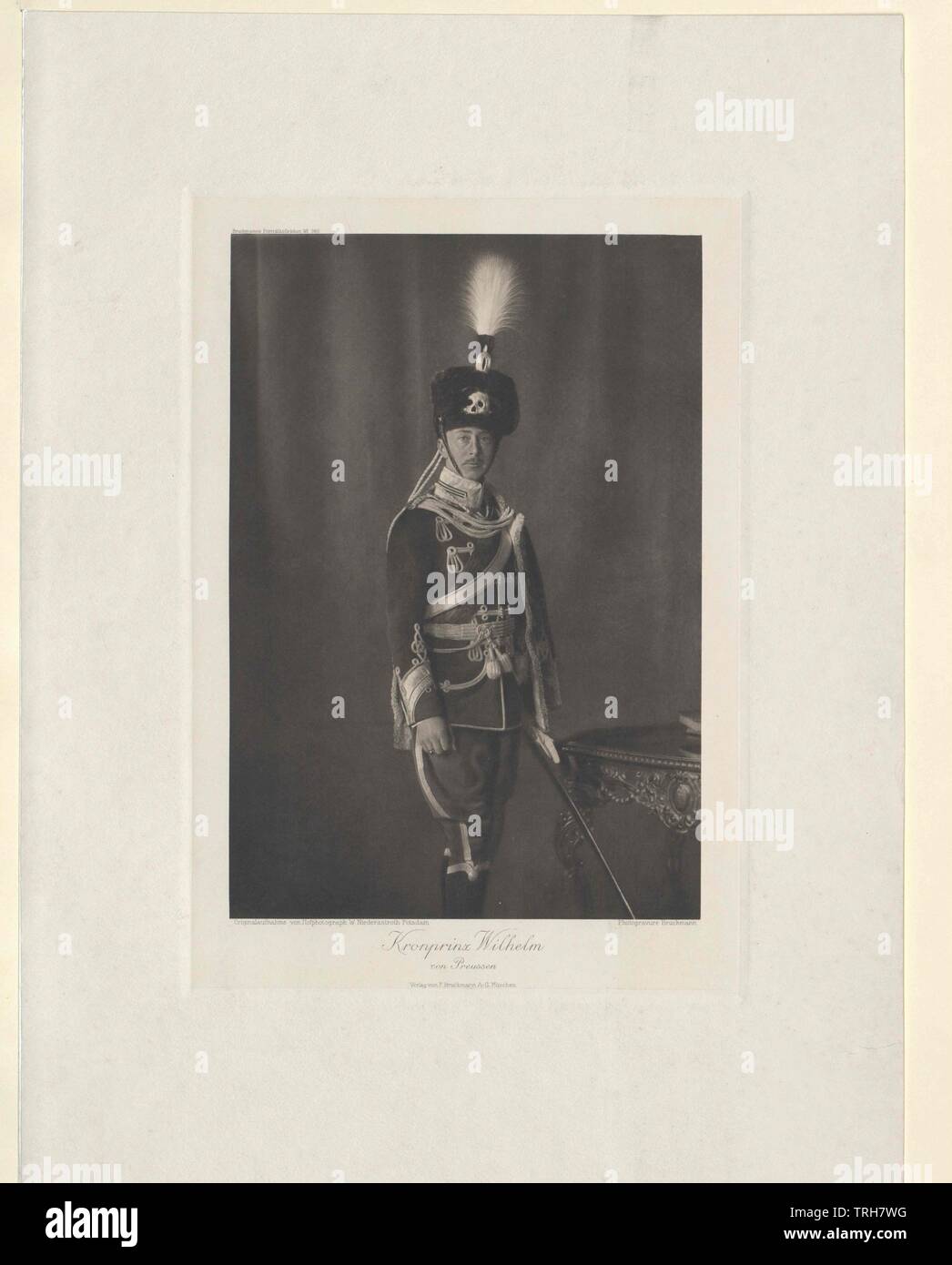 Wilhelm, Kronprinz des Deutschen Reiches und von Preußen, Additional-Rights - Clearance-Info - Not-Available Stockfoto