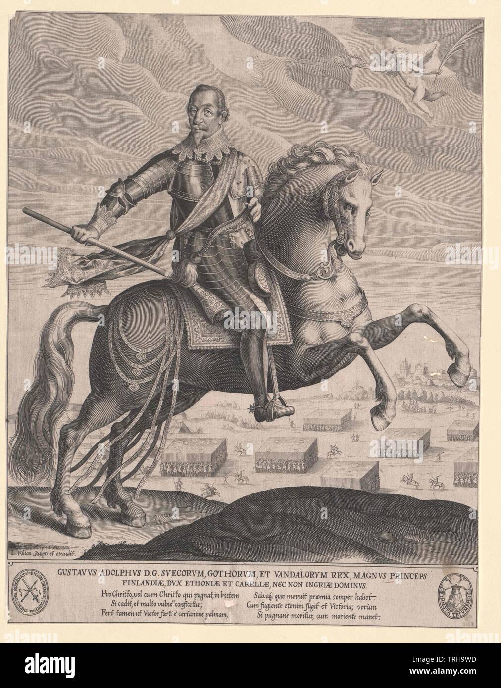 Gustavus Adolphus von Schweden, König von Schweden, Additional-Rights - Clearance-Info - Not-Available Stockfoto