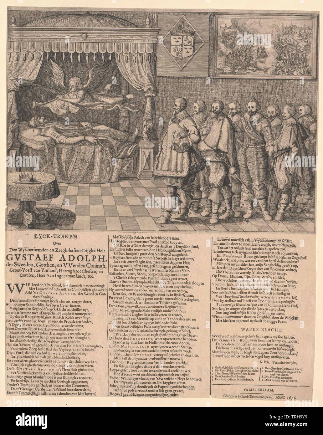 Gustavus Adolphus von Schweden, König von Schweden, Additional-Rights - Clearance-Info - Not-Available Stockfoto