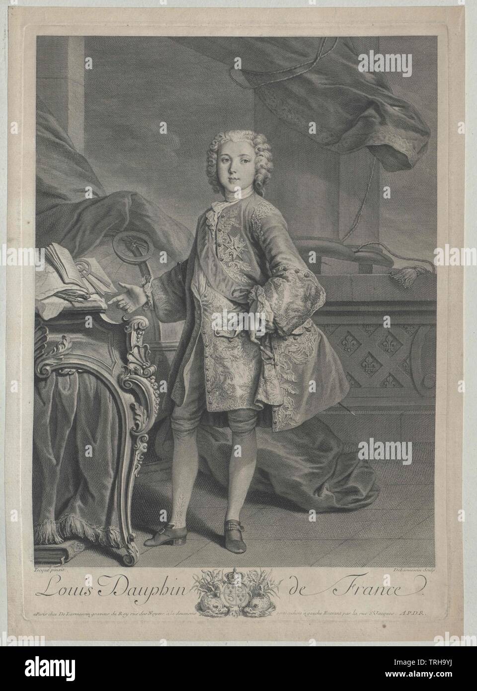 Ludwig, Dauphin von Frankreich, Additional-Rights - Clearance-Info - Not-Available Stockfoto