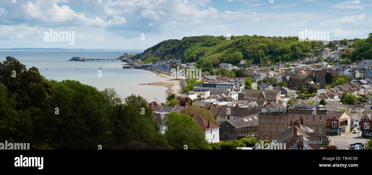 Mumbles Village, Gower, Wales, Großbritannien Stockfoto