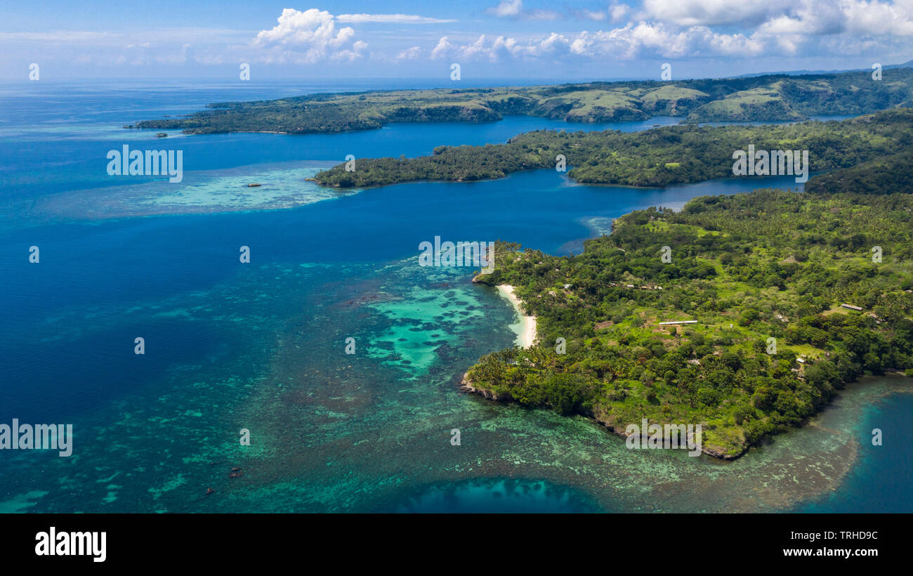 Fjorde von Cape Nelson, Tufi, Oro Provinz, Papua Neu Guinea Stockfoto