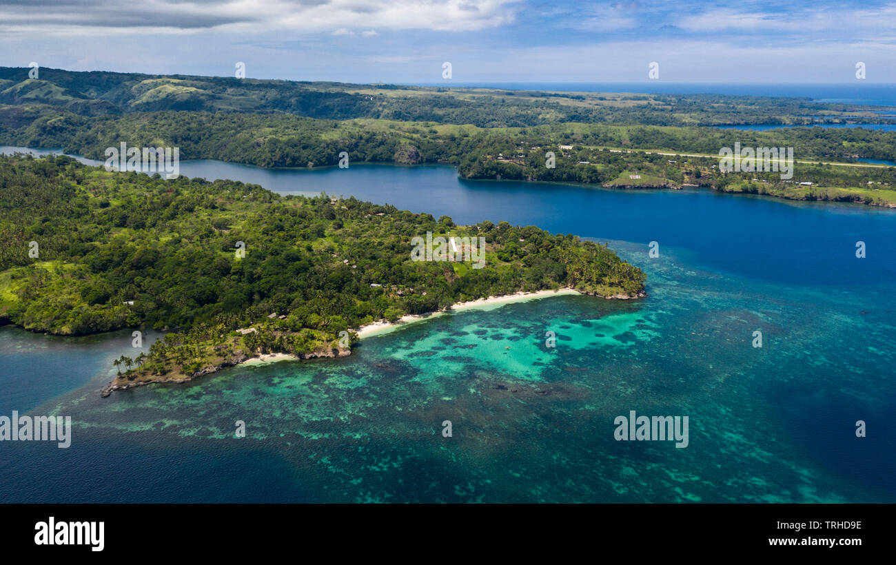 Fjorde von Cape Nelson, Tufi, Oro Provinz, Papua Neu Guinea Stockfoto