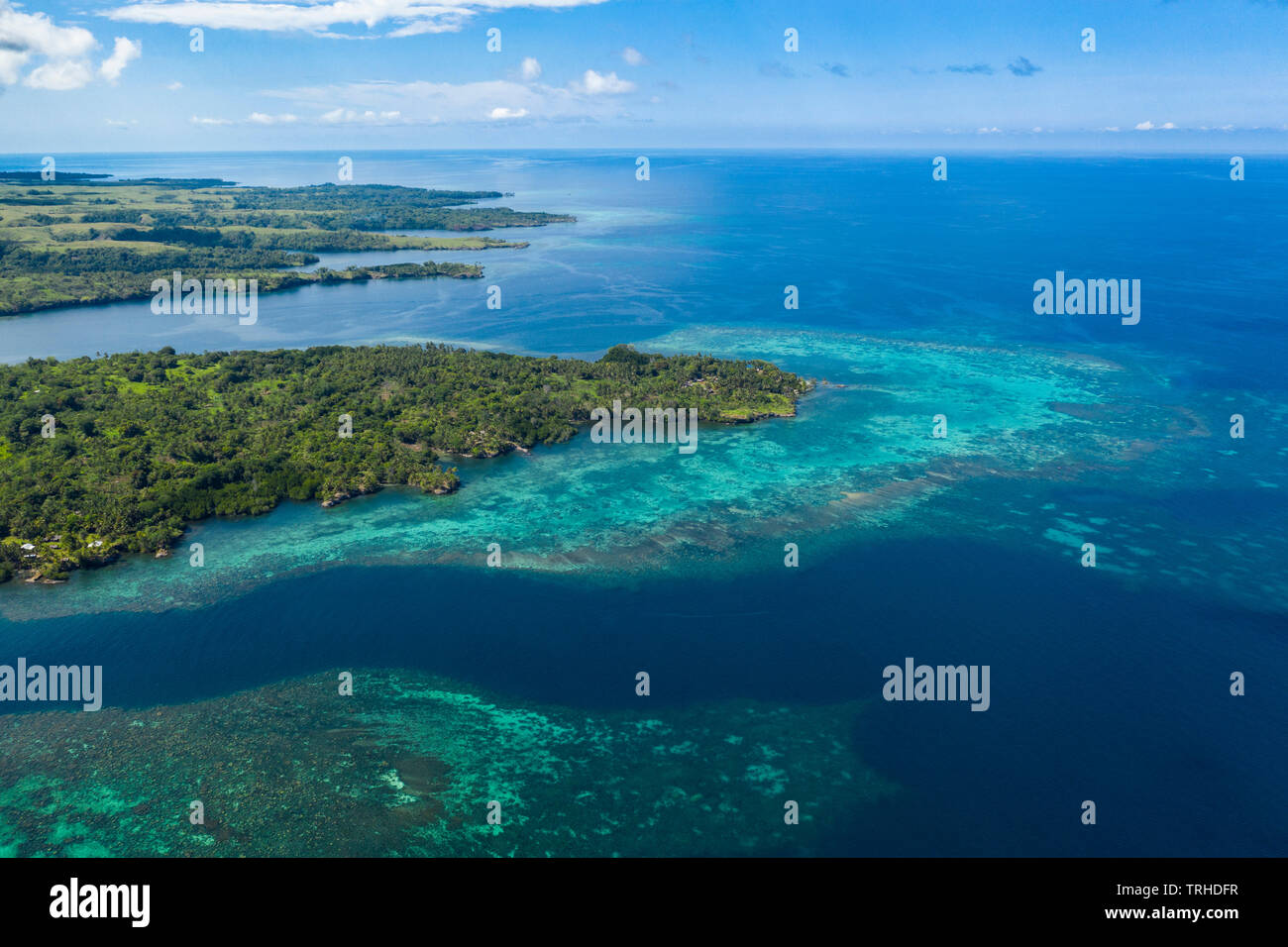 Fjorde von Cape Nelson, Tufi, Oro Provinz, Papua Neu Guinea Stockfoto