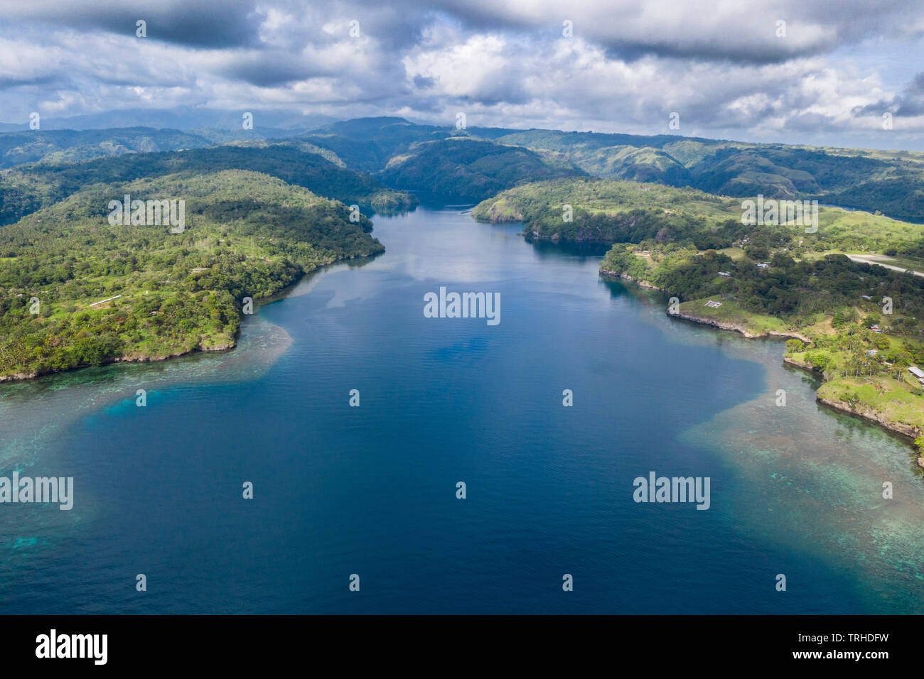 Fjorde von Cape Nelson, Tufi, Oro Provinz, Papua Neu Guinea Stockfoto