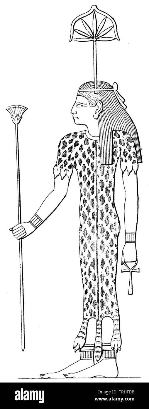 Ägyptischen Gott: Saf,, (kulturelle Geschichte Buch, 1875) Stockfoto