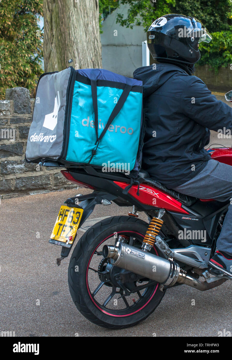 deliveroo motorbike