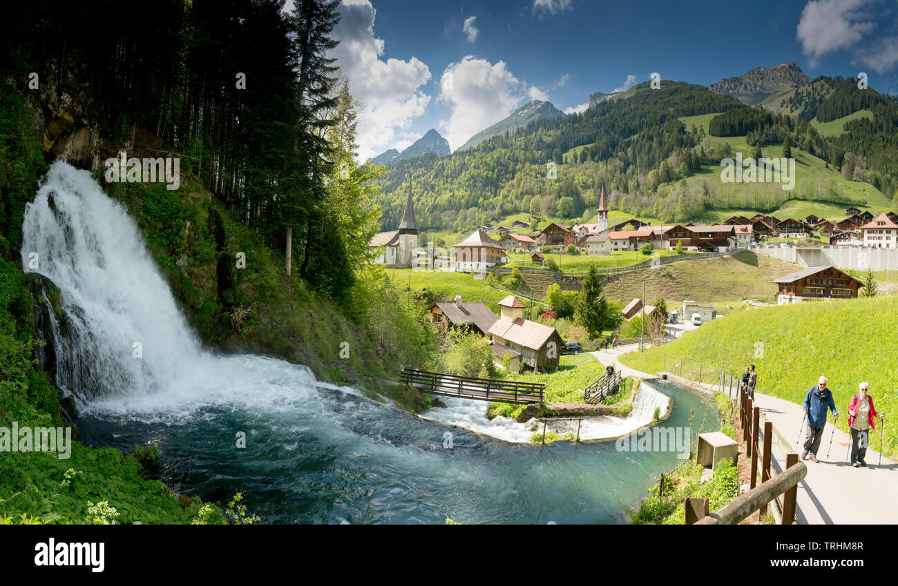 Jaun FR Schweiz Vom 30 Mai 2019 Touristen Die In Der Idyllischen 